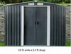 Metal Garden Shed 6 X 4, 8 X 4, 8 X 6, 10 X 8 Garden Storage WITH FREE BASE New