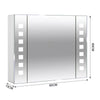 Illuminated LED Bathroom Mirror Cabinet Demister/Sensor/Bluetooth/Clock IP44