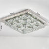 20-100cm Flush Mount Modern Square Ceiling Chandelier Crystal Light Lamp Pendant