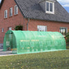Walk-in Tunnel Greenhouse Gardening Planting Shed Door Window Vents Polytunnel