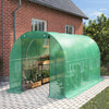 Walk-in Tunnel Greenhouse Gardening Planting Shed Door Window Vents Polytunnel