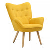 Small Wing Back Armchair High Back Lounge Single Sofa Living Room Fireside Chair