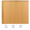 Bamboo Slat Natural Garden Fencing Privacy Screen Fence Panel Roll Green Yellow