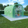 Walk-in Tunnel Greenhouse Gardening Planting Shed Door Window Vents Polytunnel