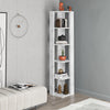 Nati Corner Bookcase – 5-Tier Freestanding Shelf Unit, 161cm High, 11 Colours