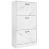 3 Drawer Shoe Cabinet Storage Cupboard Unit Shoe Rack Wooden Stand Organiser