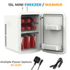 15L Mini Fridge Table Top Electric Cooler & Warmer Portable Ice Box Office Car