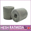 The Mesh Company Galvanised Rat Mesh Roll | Rodent Proofing Welded RatMesh Roll