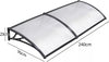 Door Canopy Awning Shelter Front Back Porch Outdoor Shade Patio Roof Rain Cover