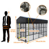 Heavy Duty Large Dog Kennel Crate Robust Pet House Cage Spacious Playing Playpen