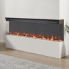 Electric Fireplace Panoramic Media Fire 40-80in Insert LED Fireplace Decorations