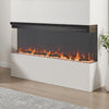 Electric Fireplace Panoramic Media Fire 40-80in Insert LED Fireplace Decorations