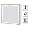 Illuminated LED Bathroom Mirror Cabinet Demister/Sensor/Bluetooth/Clock IP44