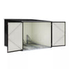 Outdoor Garden Storage Shed Bike Metal Pent Tool Shed House Can Put 2-4 Bicycles