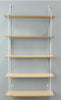 5 Tier Metal Wire Black/White/Gold Wall Floating Shelf Display Storage Shelves