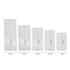 Square Metal Plinth Cylinder Dessert Pedestal Wedding Cake Flower Display Stand