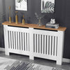 White Radiator Cover Cabinet Small Large Modern MDF Slat Wood Grill Furniture