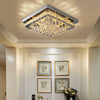 40/50cm Flush Mount Modern Square Ceiling Chandelier Crystal Light Lamp Pendant