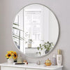 Large Round Wall Mounted Mirror Bathroom Bedroom Makeup Dressing Mirror Circle