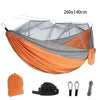 Double Camping Hammock with Mosquito Net 300×200cm Outdoor Nylon Anti-Rollover