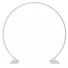 2M/2.2M/2.4M Removable Round Wedding Arch Metal Backdrop Flower Garland Frame