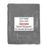 Waterproof 300GSM Extra Heavy Duty SUPERGRADE Tarpaulins Ground Sheet Cover Tarp
