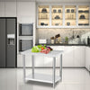 Stainless Steel Commercial Catering Table Work Bench Food Prep Kitchen Shelf UK