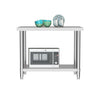 Commercial Catering Work Top Table Stainless Steel Bench Kitchen Food Storage
