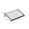 Door Canopy Awning Shelter Outdoor Porch Patio Front Back Window Roof Rain Cover