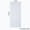 6/10mm Kitchen Bathroom PVC Concertina Accordion Door Bi Folding Sliding Panels