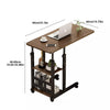 Mobile Over Bed Table Foldable Overbed Height Adjustable Laptop Tray Stand Desks