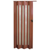 Internal Bi Folding Concertina Accordion Door PVC Sliding Divider Doors Bathroom