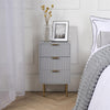 OHS Ribbed Bedside Table Cabinet 3/4/5/6 Draw Nightstand Side Board