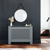 Grey Radiator Cover Grill Shelf Cabinet MDF Wood Modern Traditional Furniture