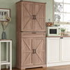 72'' Kitchen Cupboard Pantry Cabinet, Tall Storage Cabinet with Doors and Drawer