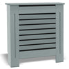 White Radiator Cover Cabinet Small Large Modern MDF Slat Wood Grill Furniture