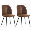 2/4/6 Velvet Suede Dining Chairs Upholstered seat with Metal Legs Kitchen Chairs
