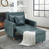 Convertible Sofa Bed 3-in-1 Pull out Arm Chair Folding Recliner Sleeper
