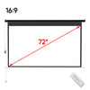 Electric Motorized Projector Screen Home 4:3/16:9 HD Cinema Screen with Remote