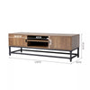 Industrial Wood Metal Frame TV Unit Cabinet Console Stand Bookcase Desk Table UK