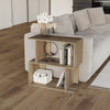 Modern Side Sofa Couch Small End Table Rustic Coffee Narrow Slim Furniture Unit