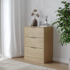 60/80cm Chest of 3 Drawers Compact Storage Bedside Cabinet Bedroom Furniture