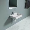Modern Bathroom Wash Basin Sink Stone Resin Countertop Wall Hung Full Size Range
