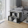 Modern Side Sofa Couch Small End Table Rustic Coffee Narrow Slim Furniture Unit
