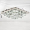 20-100cm Flush Mount Modern Square Ceiling Chandelier Crystal Light Lamp Pendant