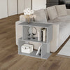 Modern Side Sofa Couch Small End Table Rustic Coffee Narrow Slim Furniture Unit