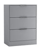 60/80cm Chest of 3 Drawers Compact Storage Bedside Cabinet Bedroom Furniture