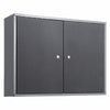 Wall Mounted Hanging Lockable Tool Garage Storage Cupboard Metal Chest Cabinet