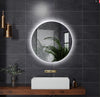 LED Bathroom Mirror with 3 Mode Lights Demister Illuminate Touch Sensor Anti-fog