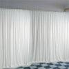 7/10ft Silk White Backdrop Drapes Party Wedding Ceremony Curtain Home Decoration